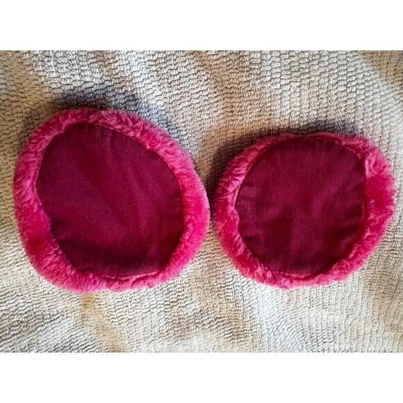 Build A Bear Workshop Hello Kitty With Bow Fuzzy Sanrio Shoes Set Pink NWOT - Picture 4 of 11